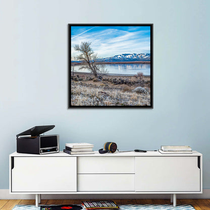 Winter Washoe Lake Morning Wall Art