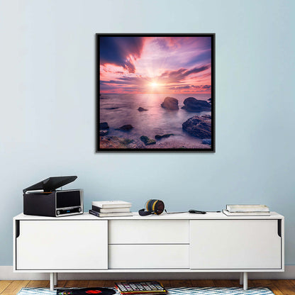 Ethereal Sea Sunrise Wall Art