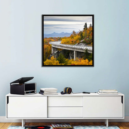 Linn Cove Viaduct at Grandfather Mountain Wall Art