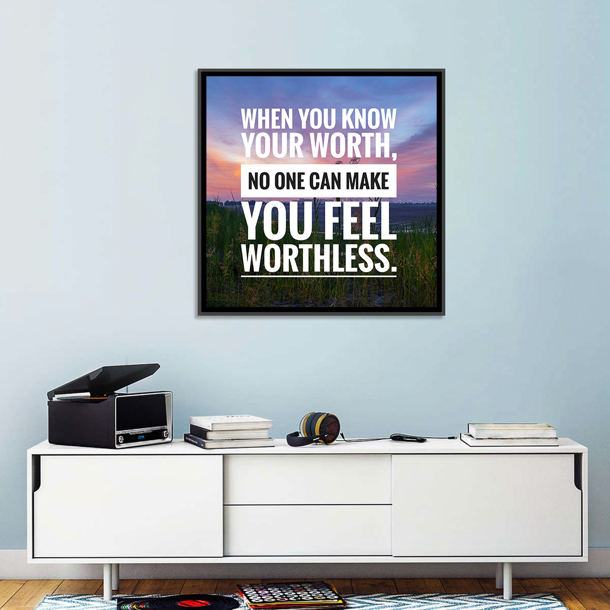 When You Know Your Worth, Golden Hour Wall Art