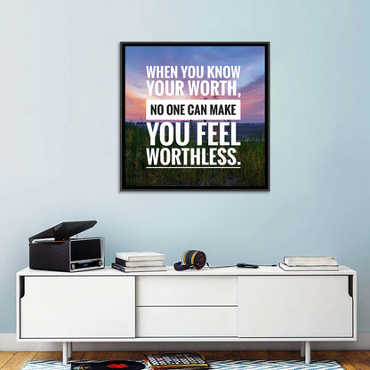 When You Know Your Worth, Golden Hour Wall Art