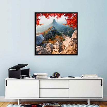 Khao Nor Maple Framed Peak Wall Art