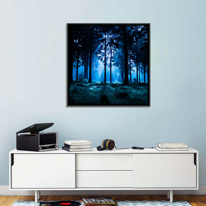 Thuringia Forest at Dusk Wall Art