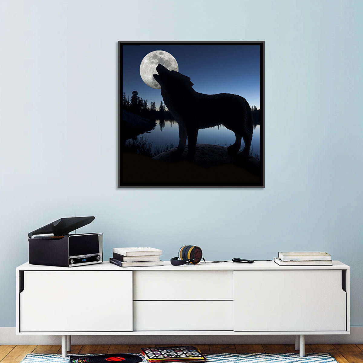 Howling Wolf Wall Art