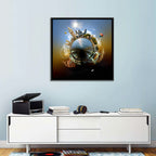 Miniature Planet London Skyline Wall Art