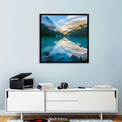 Lake Louise Sunrise Reflection Wall Art