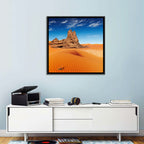 Sahara Rock Formation Landscape Wall Art
