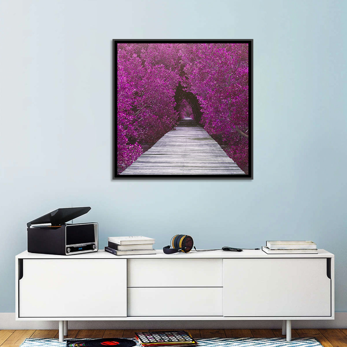 Magenta Mangrove Pathway Wall Art
