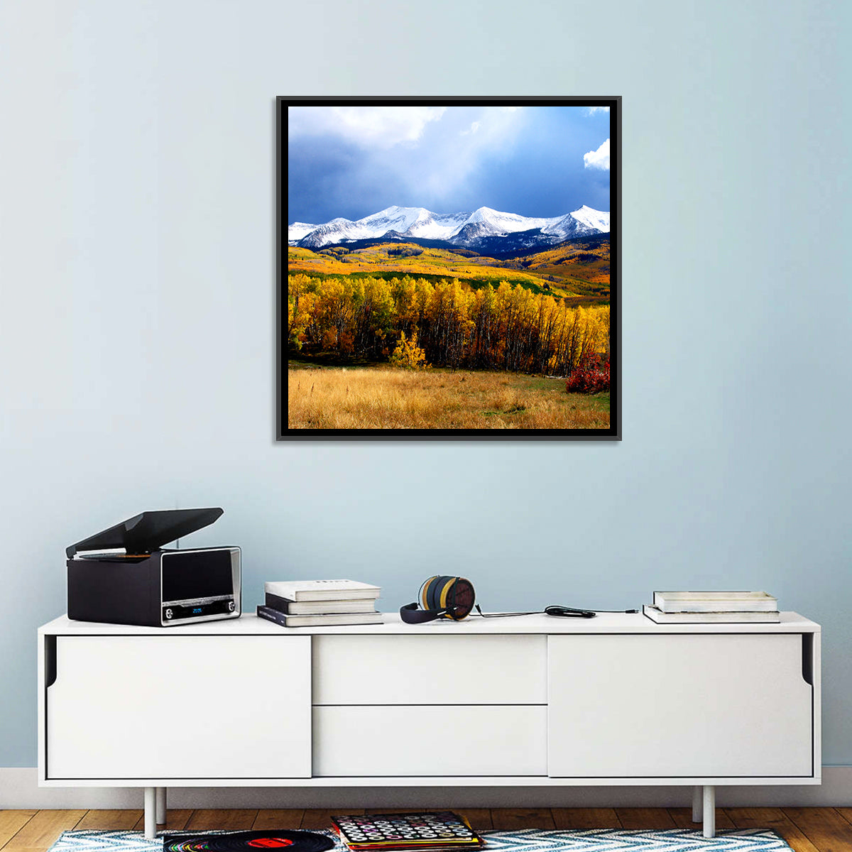 Crested Butte Autumn Mountains Wall Art