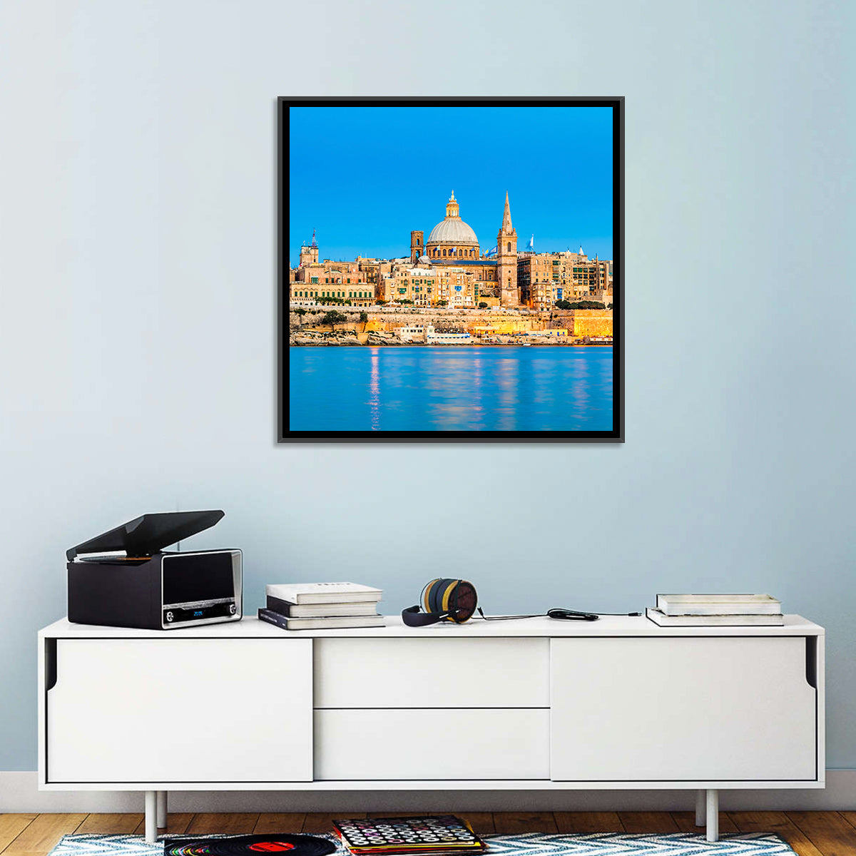 Valletta Skyline Wall Art