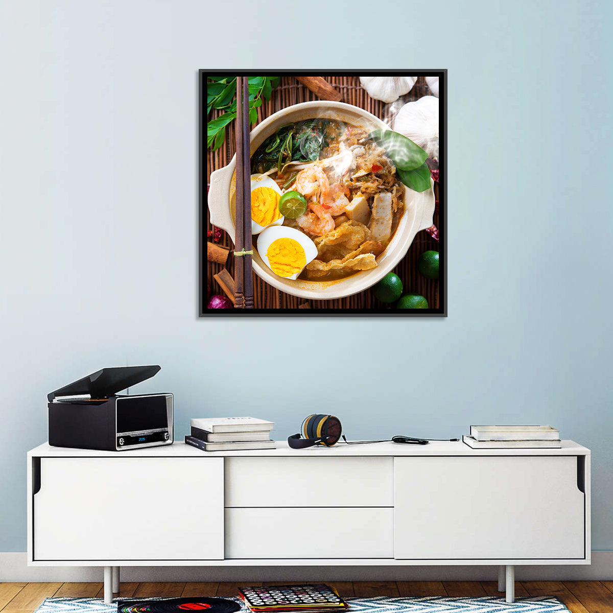 Malaysian Prawn Mee Bowl Wall Art