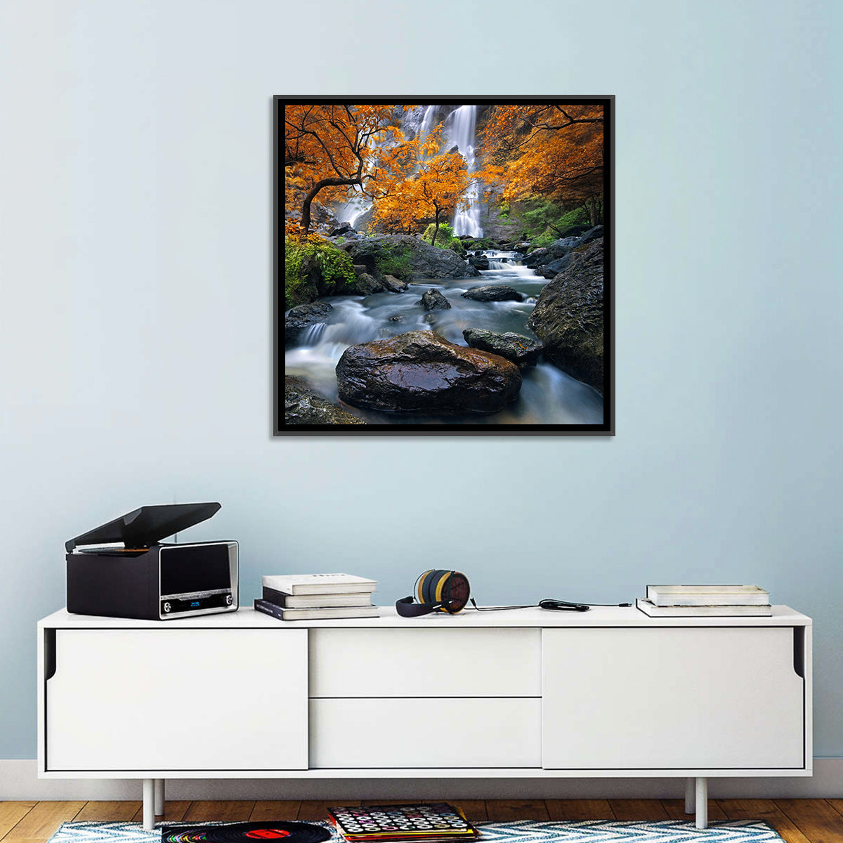 Konglan Autumn Waterfall Wall Art