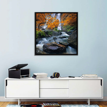 Konglan Autumn Waterfall Wall Art