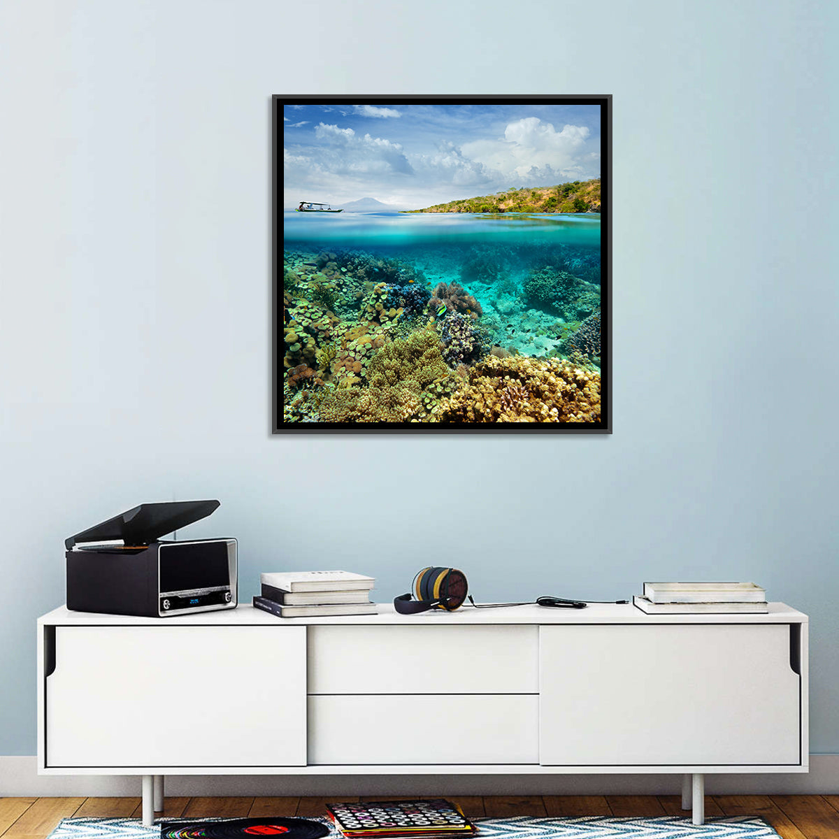 Menjangan Island Split View Wall Art