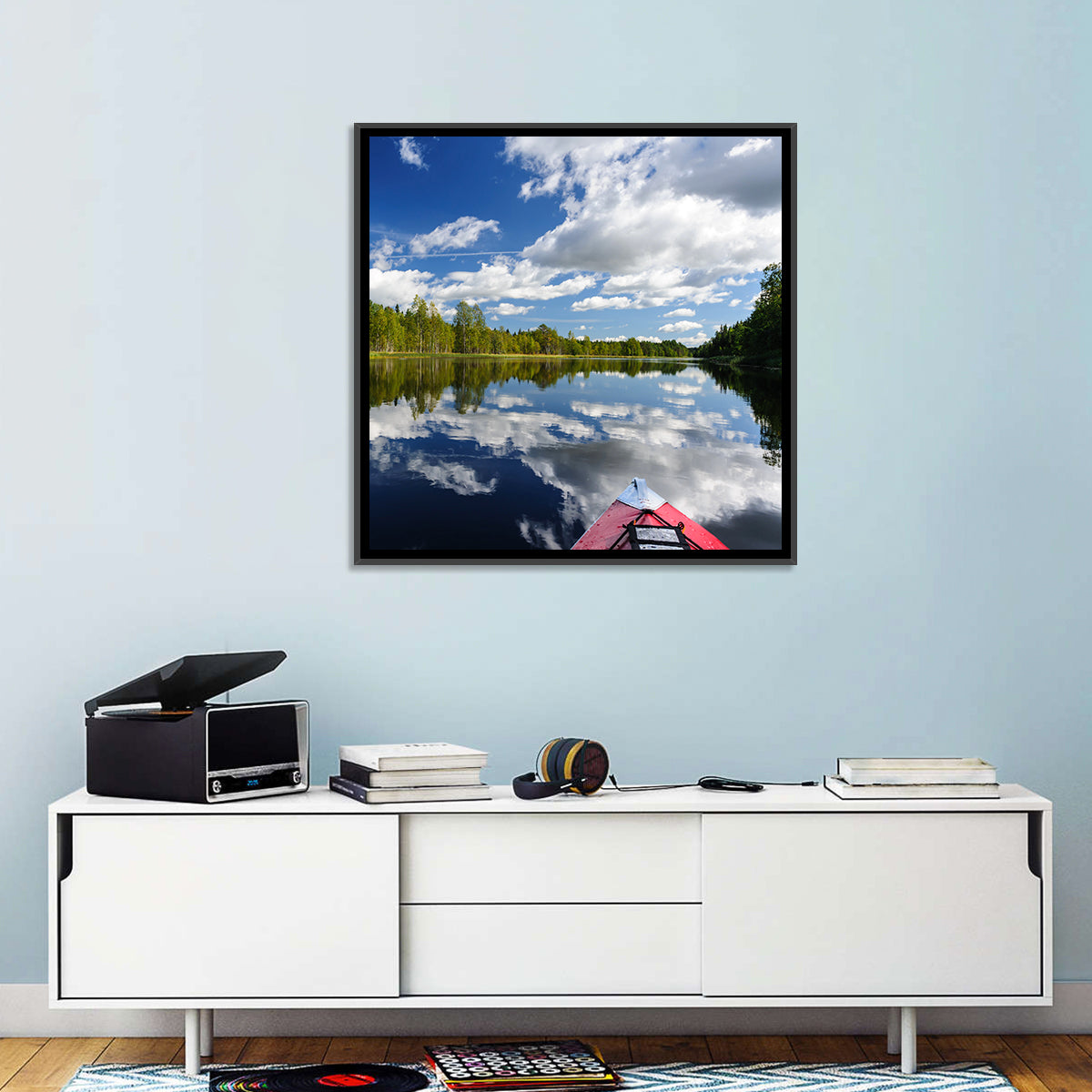 Karelia Kayak Reflection Wall Art