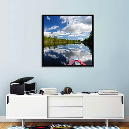 Karelia Kayak Reflection Wall Art