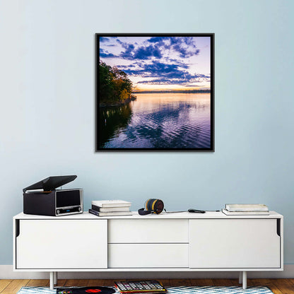 Lake Wylie Sunset Reflection Wall Art