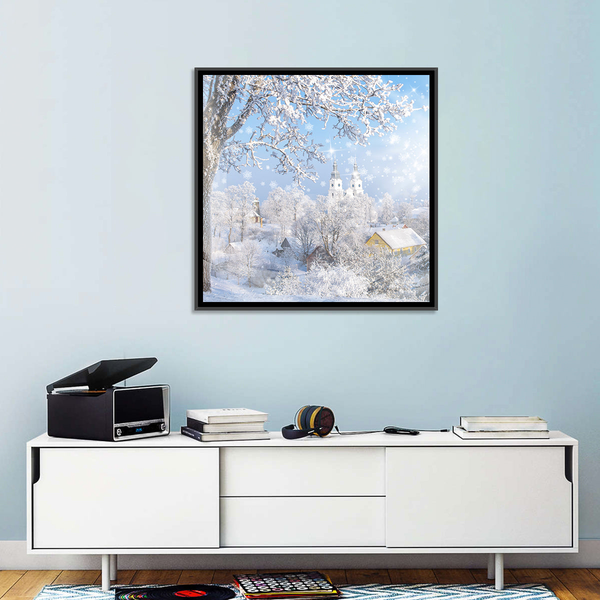 Frosted Village Wall Art