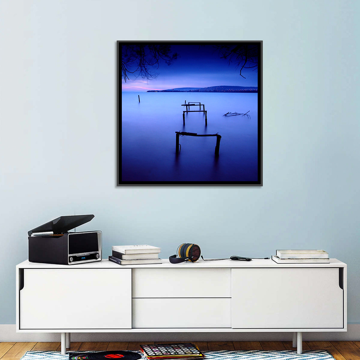 Lake Balaton at Twilight Wall Art