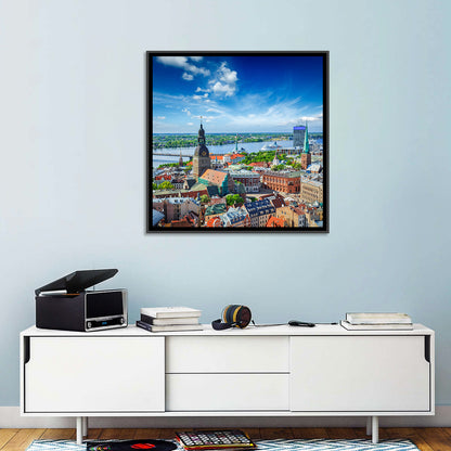 Riga Cityscape Wall Art