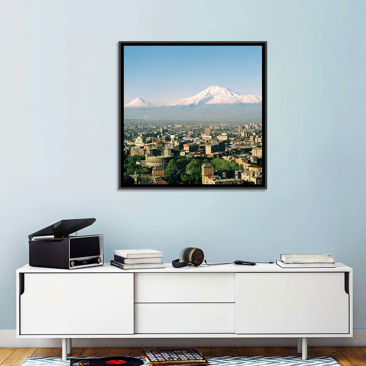 Mount Ararat From Yerevan Wall Art