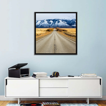 El Calafate Road with Snow Peaks Wall Art