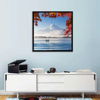 Mount Fuji Over Lake Kawaguchiko Wall Art