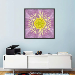 Concentric Mandala Floral Wall Art