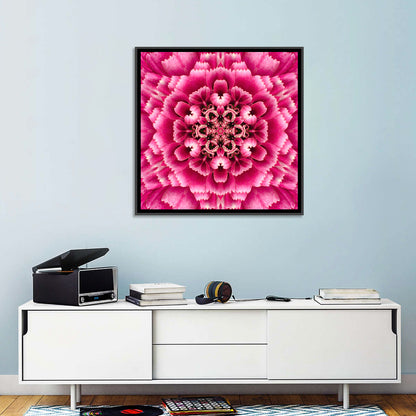 Concentric Mandala Floral Wall Art