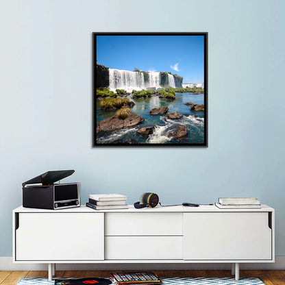 Iguazu River and Falls, Foz Do Iguaçu Wall Art