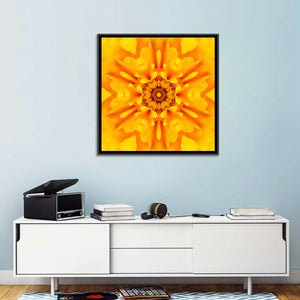 Dahlia Mandala Floral Wall Art