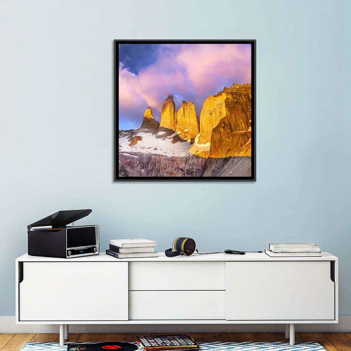 Torres Del Paine Alpenglow Wall Art