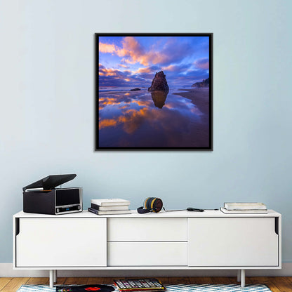 Oregon Coast Sea Stack Sunset Wall Art