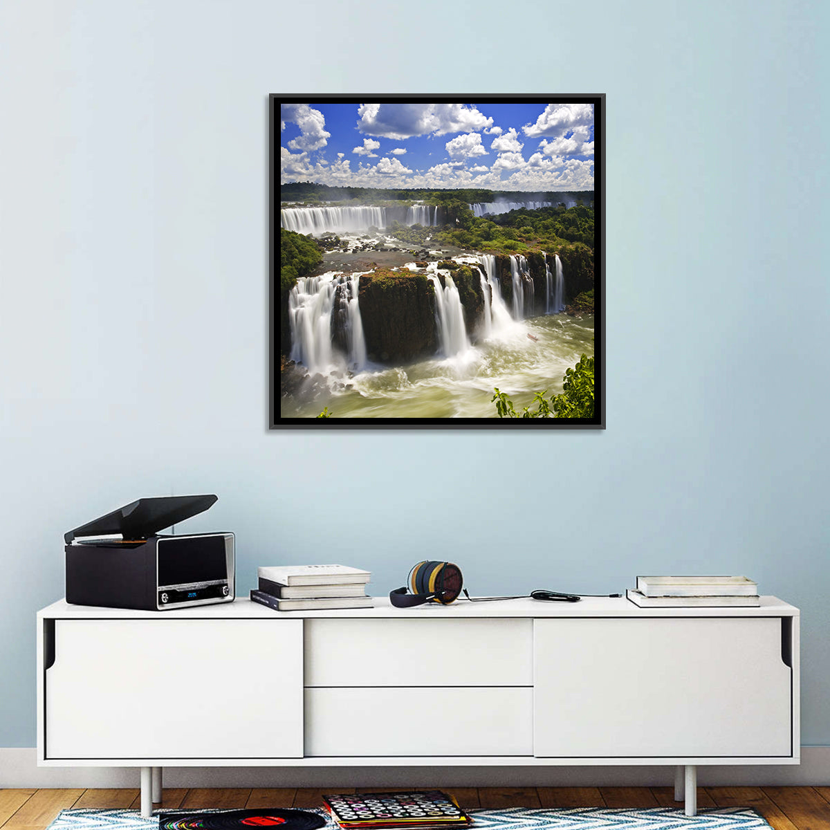 Iguazu Falls River View Wall Art