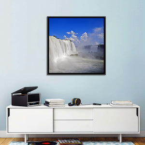 White Iguassu Falls Wall Art