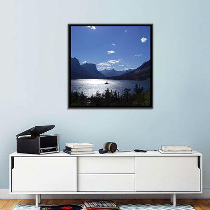 Montana Mountains Lake Wall Art