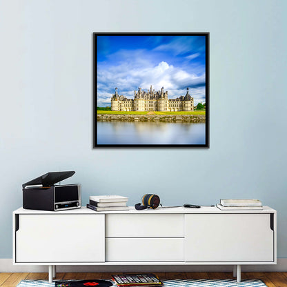 Château De Chambord Reflection Wall Art