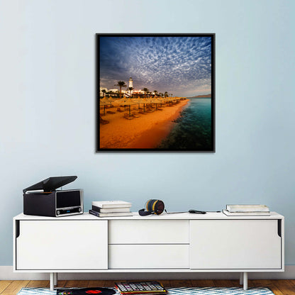 Sharm El Sheikh Beach at Dusk Wall Art