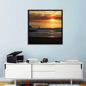 Oregon Coastal Sunset Wall Art