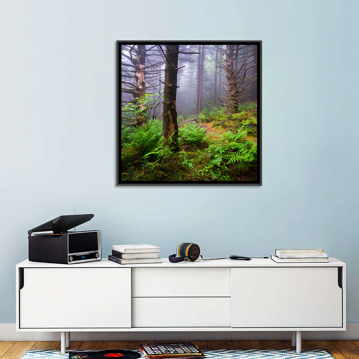 Misty Spruce-fir Trail Wall Art