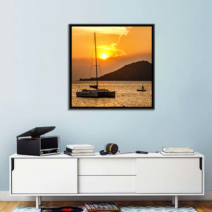 Mama Afrika Sunset, Lake Malawi Wall Art