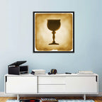 Holy Grail Chalice Illustration Wall Art