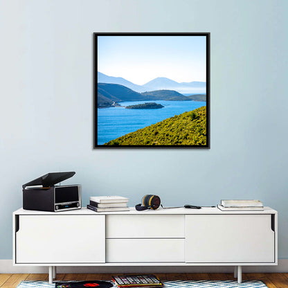 Porto Palermo Bay with Ali Pasha Castle Wall Art