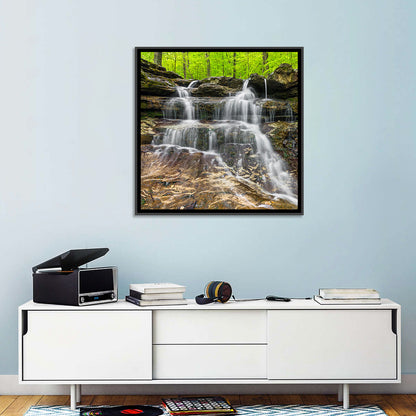 Mossy Ledge Waterfall Wall Art