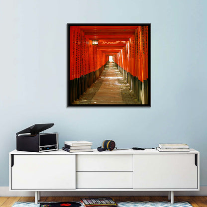 Fushimi Inari Torii Tunnel Wall Art