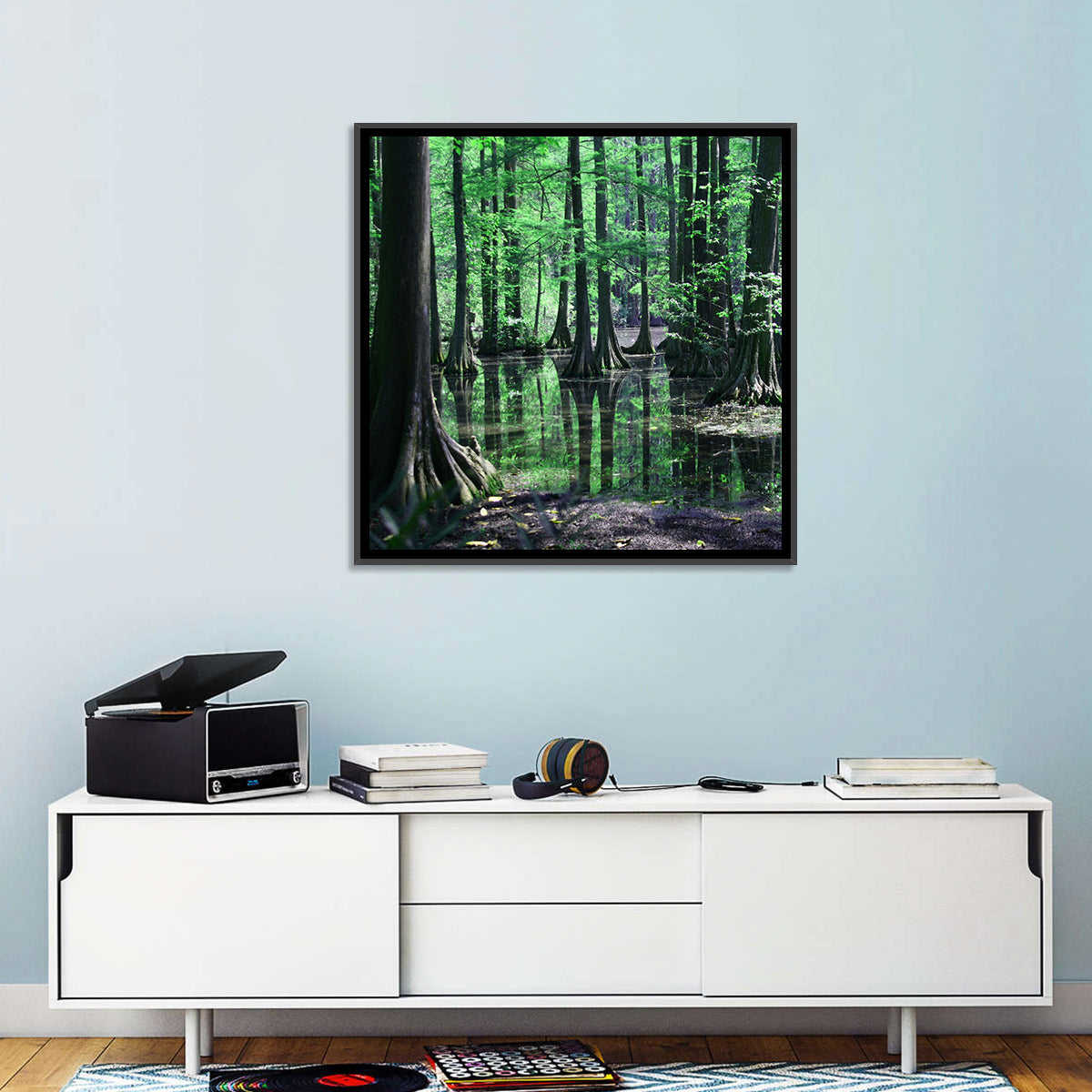 Congaree Swamp Reflection Wall Art