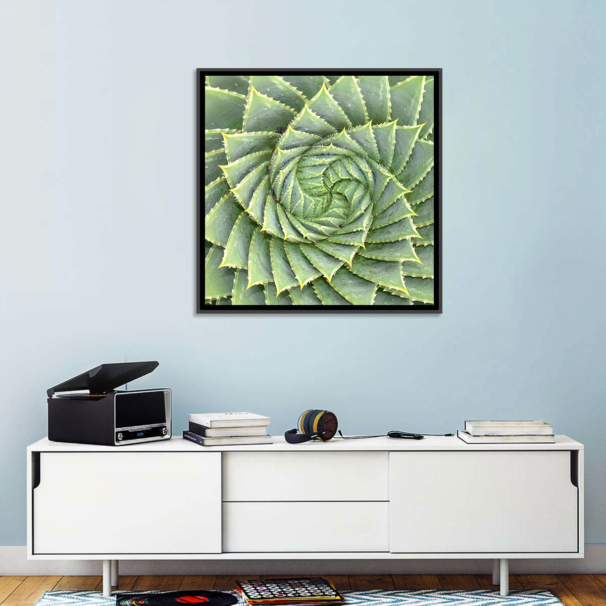 Spiral Aloe Close-up Wall Art