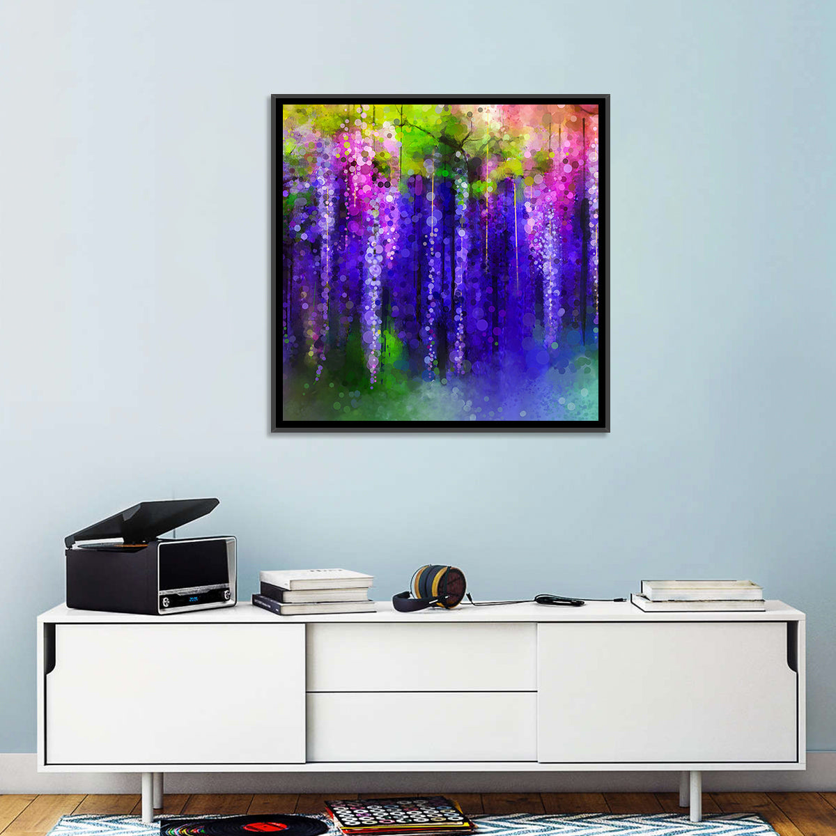 Dreamy Wisteria Vines Wall Art