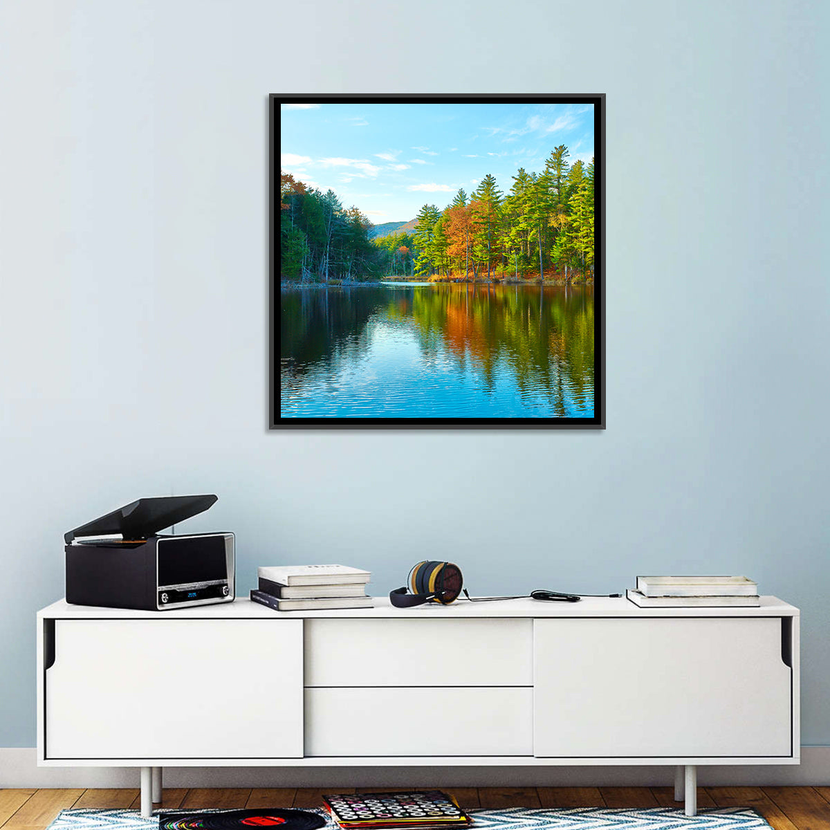 White Mountain Forest Reflections Wall Art