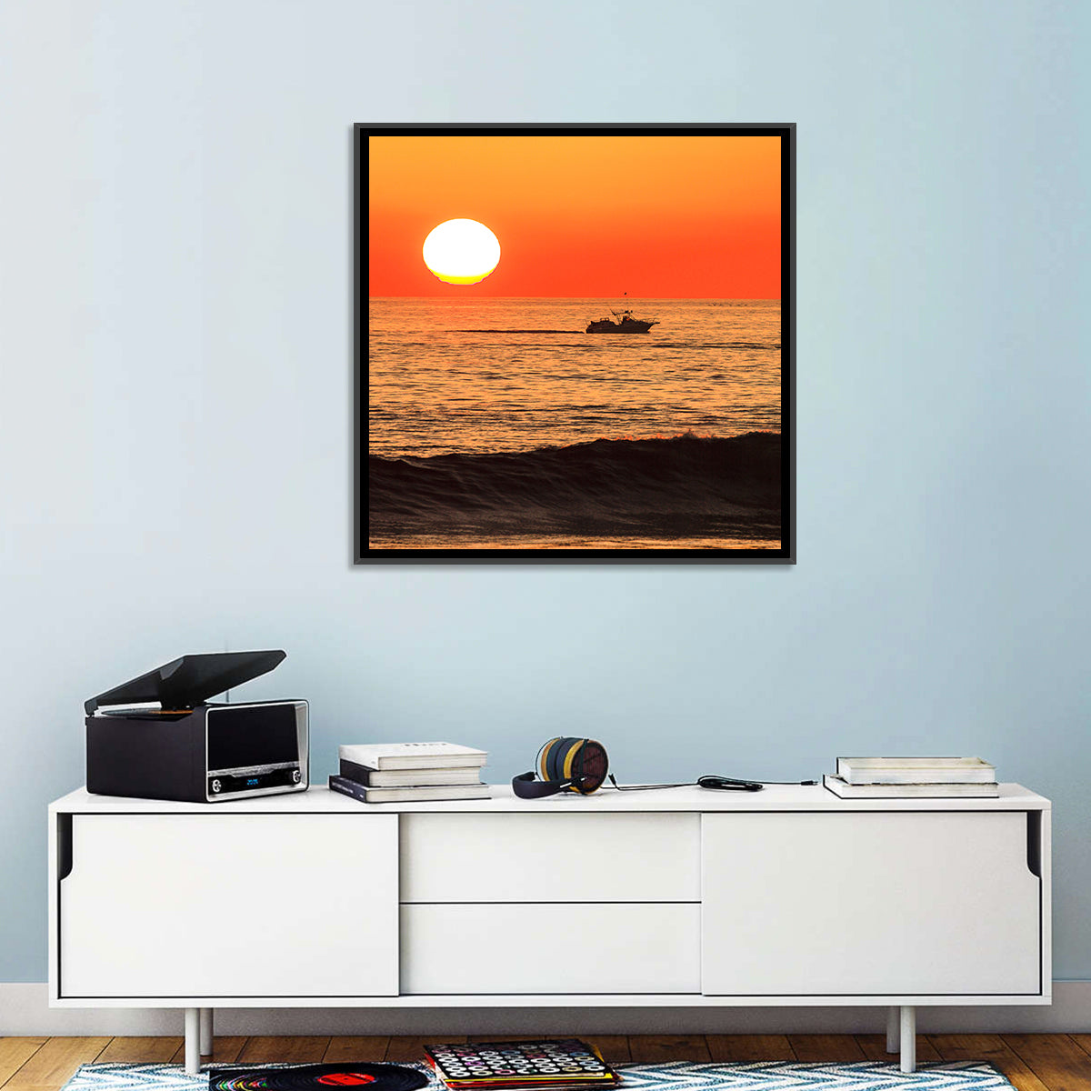 Oceanside Beach California Sunset Wall Art
